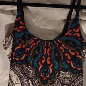 Nwot maxi dress w/adjustable straps size s